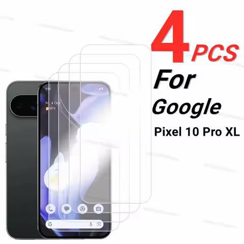 2/4PCS Screen Protector For Google Pixel 10 Pro XL Tempered Glass Google Pixel 10 Pro XL Full Glue P