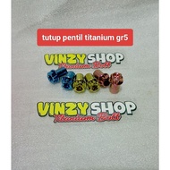 Titanium valve cap gr5