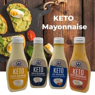 Keto Mayonnaise Salad Dressing 200ml - Soy Free Sugar Free Low Carb Salad Sauce with Coconut Oil Oli