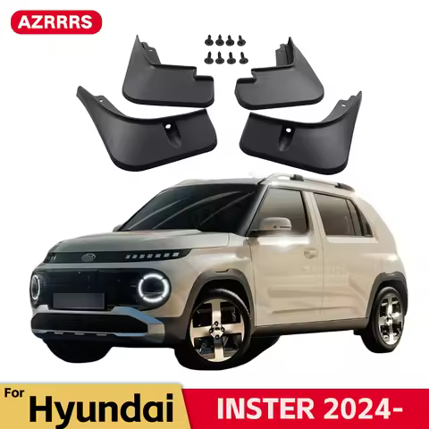 MudFlaps For All-new Hyundai INSTER 01 02 2024 2025 Casper AX1 EV Mudguards Mud Flaps Splash Guards 