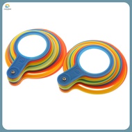 2 Pcs Fruit Grading Diameter Measuring Classification Circles Gauge