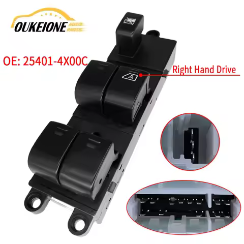 RHD Electric Window Switch Glass Lifter Button for Nissan Qashqai J10 JJ10 2010 2011 2012 Pathfinder