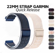 22mm SPORT LOOP Strap Garmin Venu 3 2 Fr 255 265 745 Music Nylon Strap