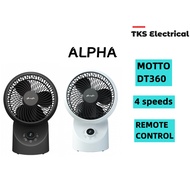ALPHA Fan Air Circulator Desk Fan DT360 G2 4-speed