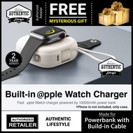 Mazer MagLink18i Trio+ 4-in-1 Magnetic Wireless Charging Power Bank with Dual Built-in Cables 10000m