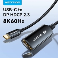 Veniton Type C to DP Cable 8K 60Hz USB C to DisplayPort Converter 4K240Hz for Windows/MacOS