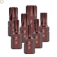 [HME] T20/25/30/40/45/50/55 Electric Screwdriver Bits Hex Shank Batch Head Bits Tools