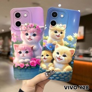 Disimurah Latest Vivo Y28 4G Pro Camera Case - Fashion Cat Case (DS03) - Vivo Y28 4G Silicone