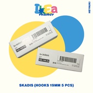 Skadis Hook, white, 19 mm (¾ ") IKEA Pegboard Accessories