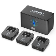 LEKATO MS-20 2.4GHz Wireless IEM System Wireless In-Ear Monitor IEM System For Studio Live Singer Ba