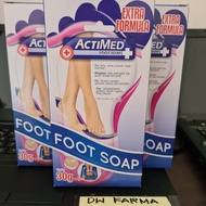 Actiod Foot Soap 4 sachets Dry, Itchy, Smelly, Cracked & Rough Foot Soap