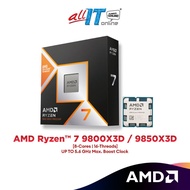 AMD Ryzen 7 9800X3D / 9850X3D AM5 Gaming Processor (8-Cores/16-Threads)