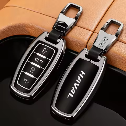 Car Key Case Shell Auto Emblem Keychain Ring For Haval Jolion F7 H9 H6 H2 F7X F7H H8 H3 H4 H1 H5 H7 