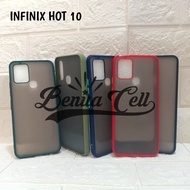 softcase infinix hot 10 - case matte full color infinix hot 10s hot 10 - hijau/random hot 10