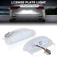 YOUNGSTAR LED Car Number License Plate Light Lamp DC 12V 18W 24SMD 1156 Light Accessories for Renaul