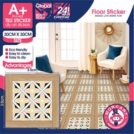 Waterproof Vinyl Tile Sticker for Kitchen, Floor, Bathroom - Tile Sticker Floor