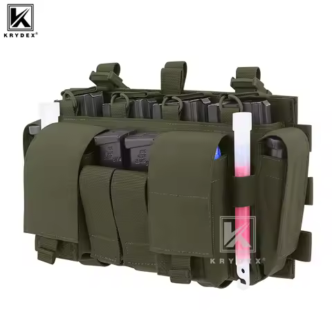KRYDEX Tactical MF IV Placard 5.56 9mm Magazine Pouch Multifunction Pouch Panel For SCARAB Hunting P