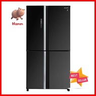 ตู้เย็น MULTI DOOR SHARP SJ-FX57GP-BK 20.2 คิว กระจกดำ อินเวอร์เตอร์MULTI-DOOR REFRIGERATOR SHARP SJ-FX57GP-BK 20.2CU.FT BLACK MIRROR INVERTER **ของแท้100%**