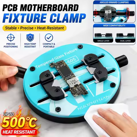 HZY H605 Multifunctional Phone Chip PCB Holder Heating Resistant Clamping Fixture for Phone Motherbo