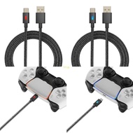 BT Type-C Charging Wire USB Chargers Cable Power Supply Cord for PS5 Controller