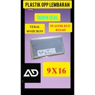 Opp Plastic 9x16 Sheets - Opp Bag 9 x 16 Wet Cake - Opp Plastic 9x16 1-sheet Without Glue