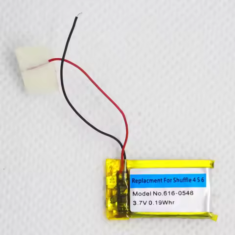 10pcs/lot 616-0548 0.19Whr 3.7V Battery Replacement For ipod For Shuffle 4rd 5rd 6rd Generation 4 5 