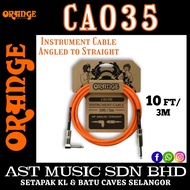 Orange Crush CA035 10ft Instrument Cable Angled to Straight ( CA-035/ Ca035 )