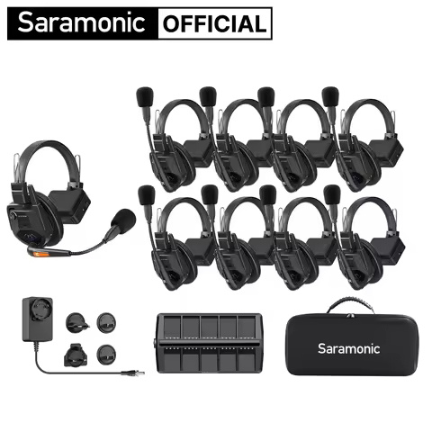 Saramonic Witalk9 WT9S Wireless Headset Full-duplex Intercom Communication System for Filmmaking Liv