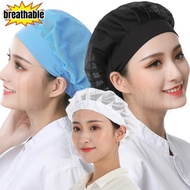 Elastic Adjustable Chef Net Hat - Cooking Hygienic Cap - Cook Bundled Hair Hat - Food Service Hair N