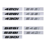 New Style Suitable for BMW Car Stickers Letter Label Tail Label 420i 428i 430i520i 545i540i Displace