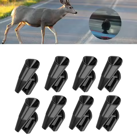 4/8Pcs Car Deer Whistles Animal Warning Whistles System Safety Sound Alarm Ultrasonic Warn Repeller