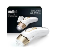 Braun IPL Long-Lasting Hair Removal for Women and Men, Silk Expert Pro 5 PL5137 with Venus Swirl Raz