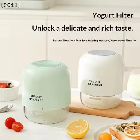 Yogurt Strainer 4 Gear Squeezing Fast Filtration For Home Creamy Greek Yogurt Whey Separator Househo