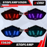 Stoplamp Vixion New NVL NVX Running Collosium 3 in 1 Automatic Running Turn Signal 7 8 Modes X-Case 