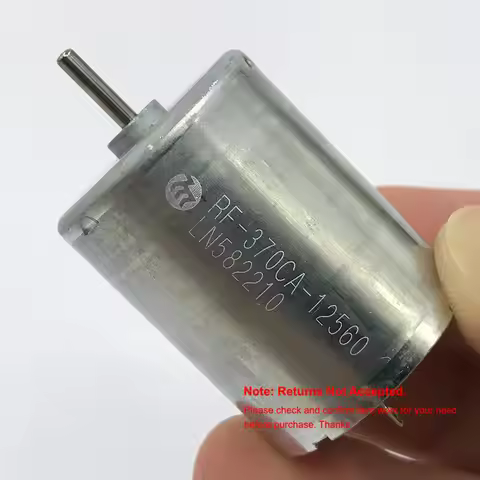 MABUCHI RF-370CA-12560 Mute Motor DC 12V-24V 7200RPM Round 24mm Micro Mini 370 Motor for Car Door Wi