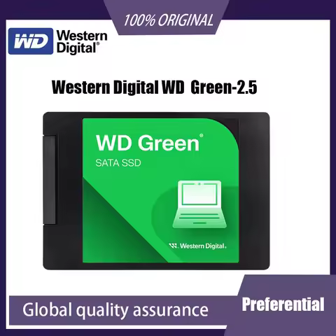 Original Western Digital WD Green Disk SSD SAT3.0 Serial Port 2.5 inch Desktop Laptop Office Solid S
