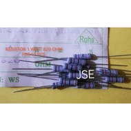 1 WATT 820 OHM RESISTOR CONTENTS 12 PCS