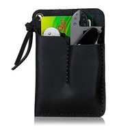 Leather EDC Pocket Organizer Men Handmade Sheath Holster Pouch Wallet