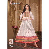 🔥M - 5XL🔥HEER LONG GOWN KURTIS🔥 (READY STOCK)