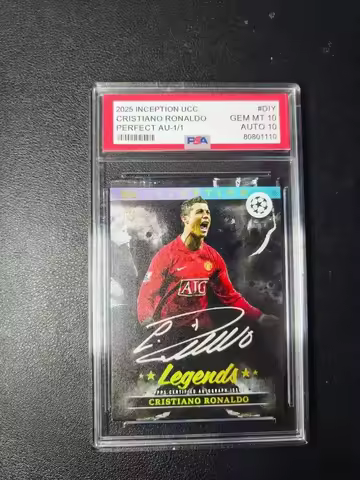 Real Madrid Manchester United Self-made Card INCEPTION La Liga Star Card Premier League Ronaldo Sign