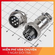 GX20-7P 7-Pin Straight Male-Female Round Connector Set Tech Components