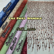 Premium Sequin Fabric MTV/ Sorousky Sequin/ Sequin Luxury Sequin/ Kebaya Material