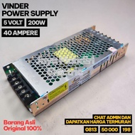 Vinder Power supply PSU 5 40 Ampere 200W TravoVOLT 5V 5 Switching Power supply SwitchingTrafo 40A In