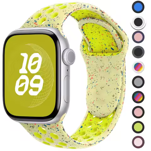 Original Silicone Band For Apple Watch Ultra 2 49mm 46mm 45mm 40mm 41mm 44 42mm Rubber Bracelet iwat