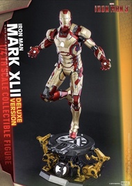Qs008 Hottoys Hot Toys Iron Man Mark XLII Deluxe 1/4 比例人偶