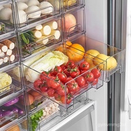 Kitchen Refrigerator Storage Box Drawer-Type Crisper Refrigerator Multi-Layer Food Fruit Egg Dumpling Organizing Box Who