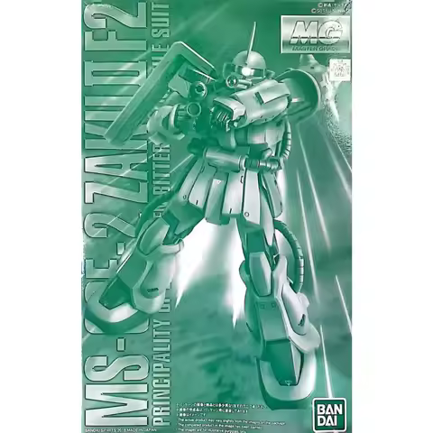 Bandai MG 1/100 Zaku II MS‑06F Minelayer Ver.2.0 MS‑06K Zaku Cannon Mobile Suit Gundam Zeon Assemble