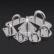 4PCS Various M5 M6 M8 Stainless Steel 304/316 Pad Eye Plate Hook Fixed Deck Door Buckle Heavy Duty C