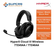 Hyperx Cloud III Wireless Gaming Headset ( 77Z45AA / 77Z46AA )