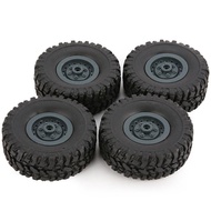 4Pcs Rubber Wheel Rim Tire Tyre for RC 1/16 Climbing Crawler Car WPL B-1/B-24/C-14/C-24/B-16 Truck Model Spare Parts Accessories